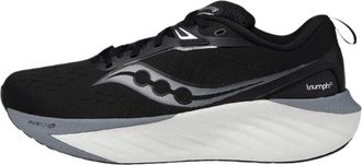 Saucony Womens Triumph 22 Sneaker, Black/White, 7.5 UK