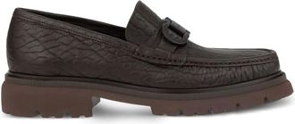 Ferragamo Mocassini in pelle - Marrone