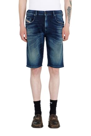 Diesel Chino shorts in shaded Jogg Jeans - Denim short pants - Man - Blue