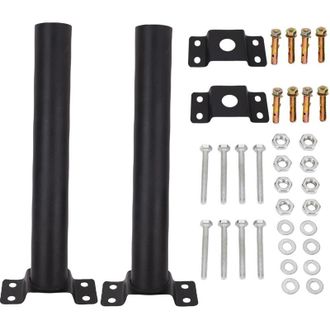 OEM Kit De Extensi&oacute;n De Soporte De Montaje Para Apliques De Pared De Acero Aleado, 2 Juegos De Postes Para Luces Solares -crezuo