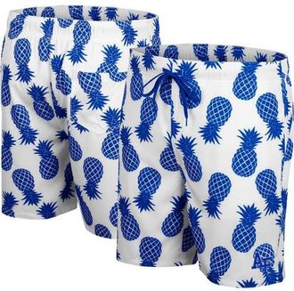 Colosseum Mens Colosseum White Air Force Falcons Pineapples Swim Shorts at Nordstrom, Size Xx-Large
