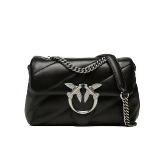 Pinko Shoulder Bags, female, Black, Size: ONE SIZE Love Mini Puff
