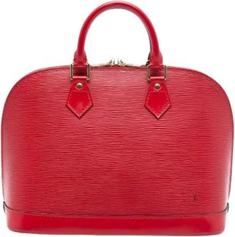 Louis Vuitton Pre-owned Handbags, female, Red, Size: ONE SIZE Pre-owned Alma PM
