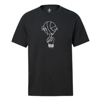 Converse GLOBE TROTTING SS Tee BLACK(BLACK) 10019942-A02