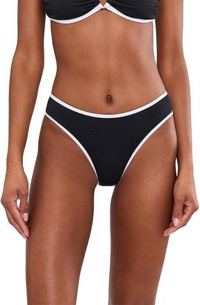 Seafolly Beach Bound High Leg Pants Womens Swimwear Black : AUS 16 (US Womens 12), Elastane/Nylon