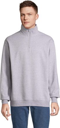 SOLS Uniseks Conrad Sweatshirt met Quarter Zip voor volwassenen (Grijze Melange)