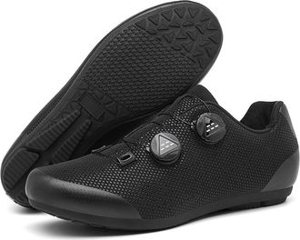 Generic Men & Women Performance Cycling Shoes Breathable Dual-BOA Closure with Flat Road and MTB Options Stiff Sole Efficient for Training Indoor Cycling and 