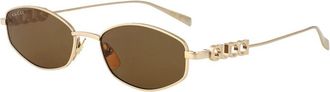 Gucci Stijlvolle zonnebril Gg 1802S - Dames - Zonnebrillen - Geel - 55 MM - Accessoires