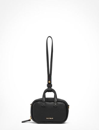 Aviteur Mini Maia Calfskin Bag in Black at Nordstrom