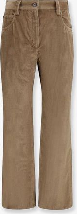 Brunello Cucinelli Pantaloni in velluto a coste - BRUNELLO CUCINELLI - gender_Woman