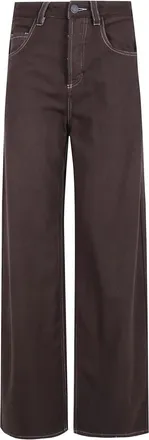 Uma Wang UMA Wang, Jeans, Dames, Bruin, L, Straight Jeans