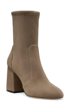Stuart Weitzman Essentialist Stretch Bootie in Smokey Taupe at Nordstrom Rack, Size 8