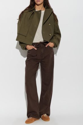 Rag & Bone Short Trench Coat, Womens, Green