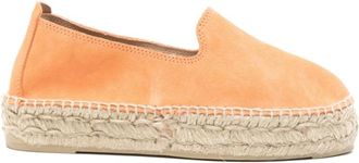 Maneb&igrave; Orange Flat Shoes with Braided Sole - female - Maneb&iacute; - Espadrilles - Orange - 7 UK - Shoes