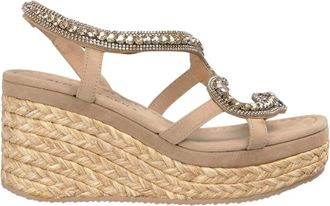 Alma En Pena Alma EN Pena, Schoenen, Dames, Beige, 36 EU, Middenwig met slang
