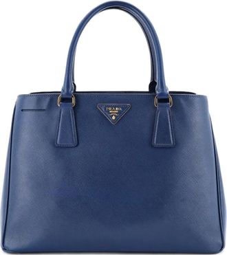 Prada Gardeners Saffiano Leather Medium tote bag - Blauw