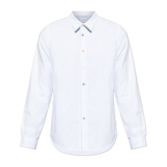 Paul Smith Gestreepte Overhemd - Heren - Zakelijke Overhemden - Blauw - 2XL - Katoen - Overhemden