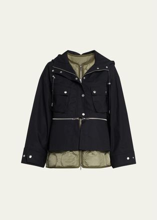 3.1 Phillip Lim Convertible Utility Vest Parka Jacket