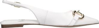 Jeffrey Campbell Evaline leren ballerinas - Dames - Ballerinas - Wit - 36 EU - Leer - Schoenen