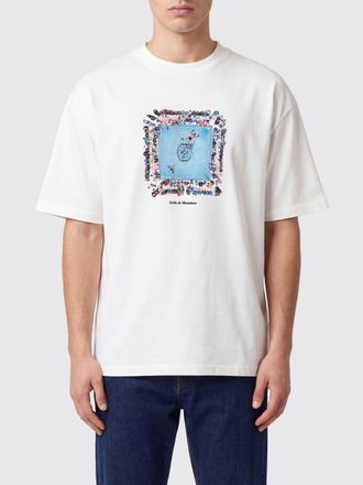 Dr&ocirc;le de Monsieur Dr&ocirc;le de Monsieur T-shirt in cotone con stampa grafica e logo lettering