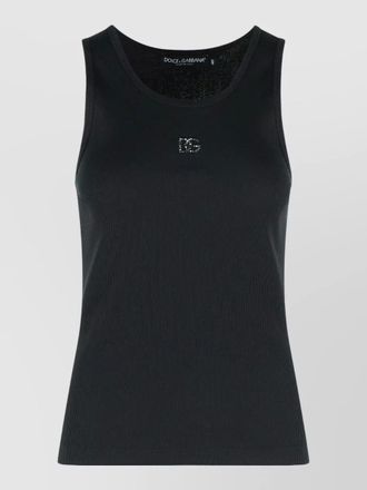 Dolce & Gabbana tank top textile blend ribbed texture