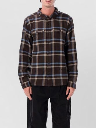 Patagonia organic cotton flannel long-sleeve shirt