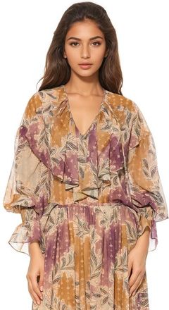 Alexia Admor Serelise Blouse in Multi Paisley at Nordstrom, Size X-Small L
