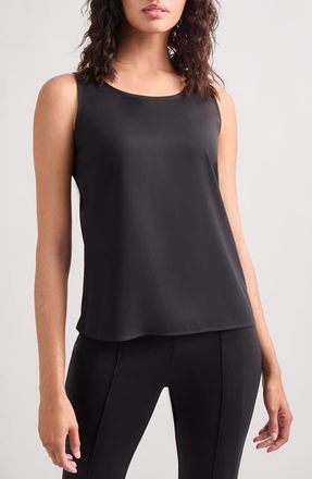 Misook Scoop Neck Tank in Black at Nordstrom, Size X-Large
