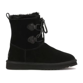 Kazar Schoenen, Dames, Zwart, 39 EU, Suède, Suède vetersneeuwlaarzen