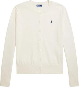 Polo Ralph Lauren Truien - Dames - Vesten - Wit - S - Katoen - Truien & Vesten