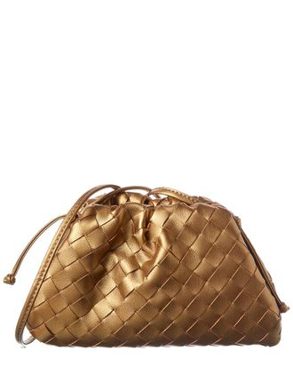 Tiffany & Fred Woven Metallic Leather Pouch