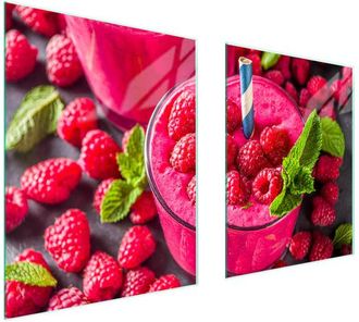 OEM Placa Protectora De Vidrio Para Estufa 85x52 Frambuesa