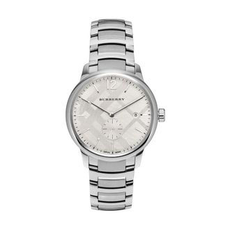 Burberry Accessoires, Heren, Grijs, ONE Size, Bu 10004 Horloge