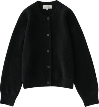 STUDIO NICHOLSON Arvine Cardigan - Dames - Vesten - Zwart - 2XS - Wol - Truien & Vesten