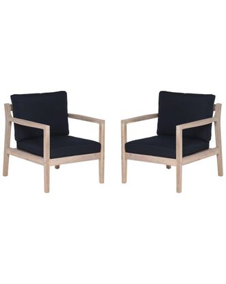 Linon Svana Set of 2 Outdoor Side Chairs