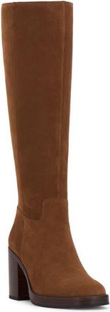 Vince Camuto Gibi Knee High Boot in Burnt Sugar Verona at Nordstrom, Size 7.5 Extra-Wide Calf