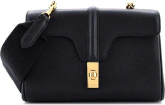 Celine Soft 16 Bag Grainy Calfskin Teen shoulder bag - Zwart