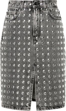 Haikure Stormy mini skirt - women - Cotton - 24 - Grey