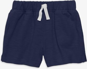 primary Baby Play Short In Solid in Navy at Nordstrom, Size 18-24M
