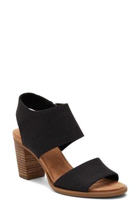 Toms Majorca Cutout Sandal in Black at Nordstrom, Size 5.5