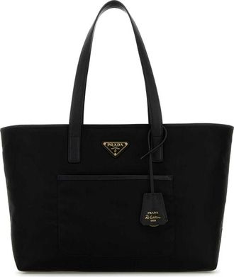Prada Black Re-Nylon Shopping Bag
