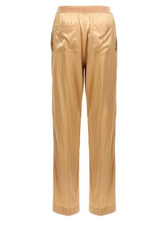 Tom Ford Stretch Silk Trousers - Beige