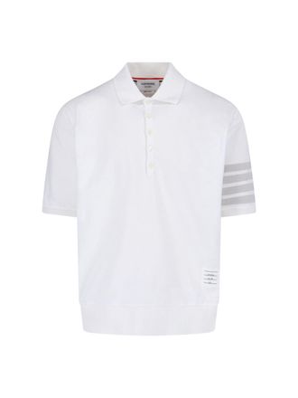 Thom Browne 4 Bar Polo Shirt - White