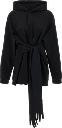 Maison Margiela Black Cotton Short Womens Dress