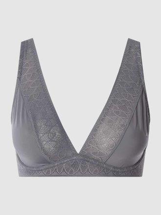 DKNY B&uuml;gel-BH mit Spitze in Mittelgrau, Gr&ouml;&szlig;e 70B