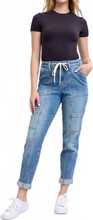 Judy Blue On A Roll Jogger Pants In Medium Wash