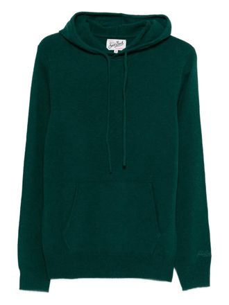 MC2 Saint Barth Mahony wool hoodie - men - Lambs Wool - L - Green