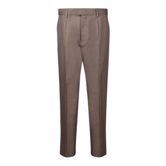 Ermenegildo Zegna Brown Trousers Regular Fit Style - male - Zegna - Chinos - Brown - S - Trousers