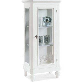 Milani Home JASMINE - credenza con vetrina in legno massello