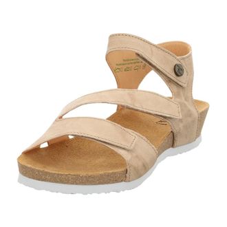 Think Platte Sandaal - Dames - Schoenen - Beige - Maat: 39 EU